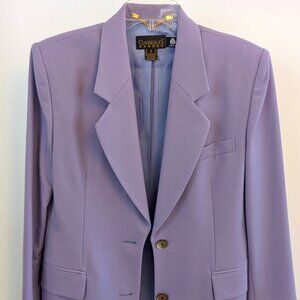 Classiques Entier Women's Lavender Wool Blazer Jacket S